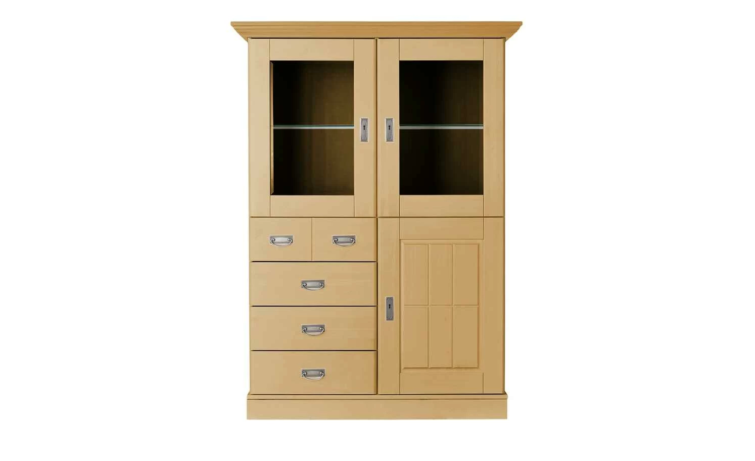 maison bleue Highboard Florian | laugenfarben Türen mit Glaseinsatz 3 maison bleue Highboard Florian | laugenfarben Türen mit Glaseinsatz – Bild 3