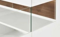 Berger & Rath Sideboard Claro | Weiß-Creme Sichtbare Rückwand: Wildnussbaum -Kommode & Sideboards Verkäufe 12238619 11 202103042233