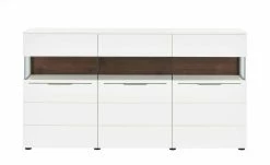 Berger & Rath Sideboard Claro | Weiß-Creme Sichtbare Rückwand: Wildnussbaum -Kommode & Sideboards Verkäufe 12238619 7 202103042233