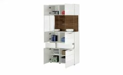 Berger & Rath Vitrine Claro | Weiß-Creme Sichtbare Rückwand: Wildnussbaum ohne Glaseinlegeböden -Kommode & Sideboards Verkäufe 12238629 4 202108121318