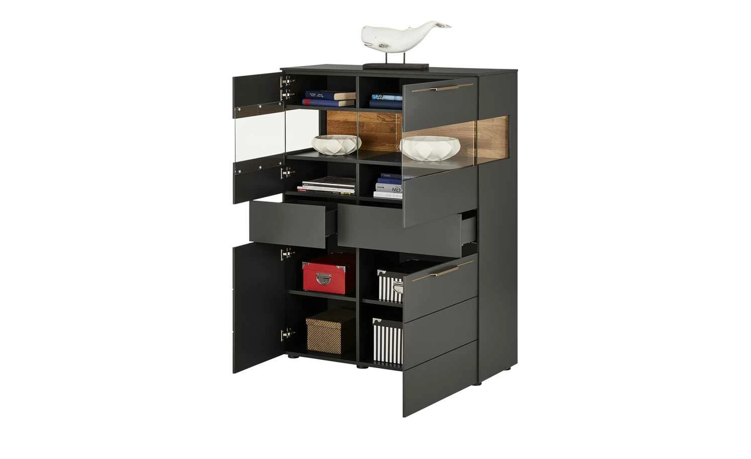 Berger & Rath Highboard Claro | Anthrazit 8 Berger & Rath Highboard Claro | Anthrazit – Bild 8