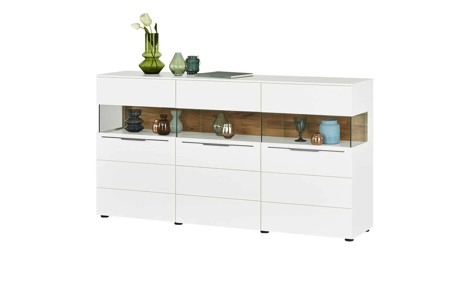 Berger & Rath Sideboard Claro | Weiß-Creme Sichtbare Rückwand: Wildeiche gesandstrahlt 3 Berger & Rath Sideboard Claro | Weiß-Creme Sichtbare Rückwand: Wildeiche gesandstrahlt – Bild 3
