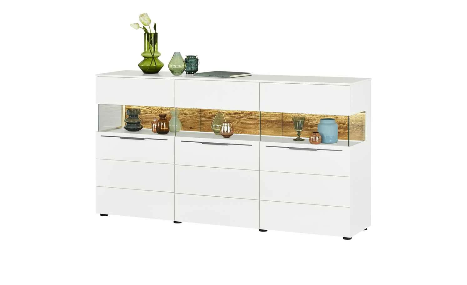 Berger & Rath Sideboard Claro | Weiß-Creme Sichtbare Rückwand: Wildeiche gesandstrahlt 9 Berger & Rath Sideboard Claro | Weiß-Creme Sichtbare Rückwand: Wildeiche gesandstrahlt – Bild 9