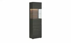 Berger & Rath Vitrine Claro | Anthrazit links Sichtbare Rückwand glatt -Kommode & Sideboards Verkäufe 12238688 3 202103042233