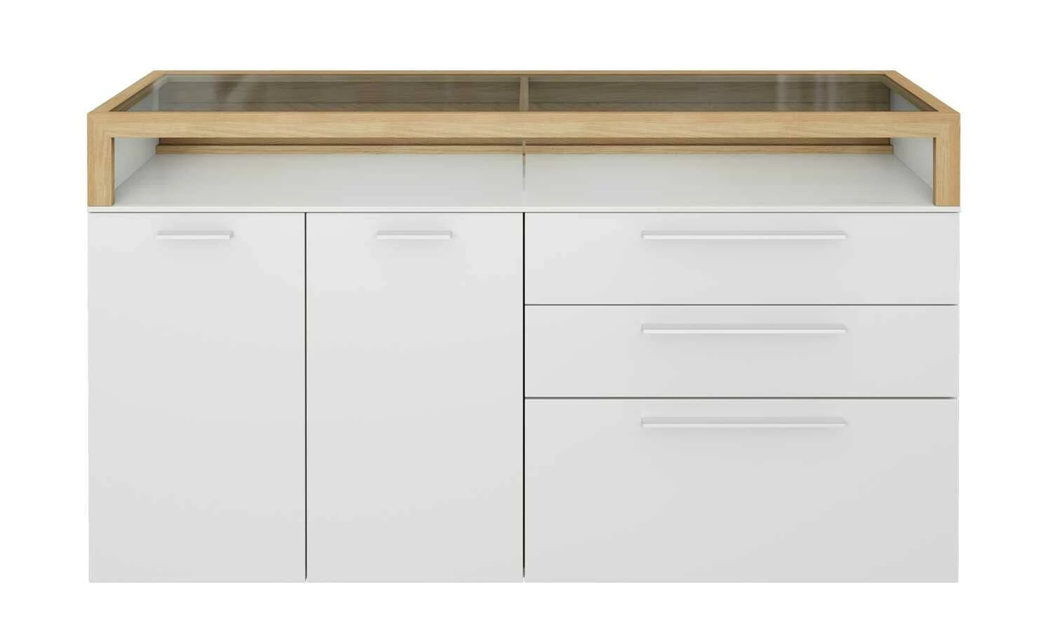 Gallery M Sideboard Arrive | Weiß / Eiche Ausrichtung links 3 Gallery M Sideboard Arrive | Weiß / Eiche Ausrichtung links – Bild 3