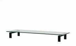 TV - Aufsatz Mainburg I | schwarz/ Klarglas