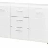 uno Sideboard Akzent | Weiß Hochglanz