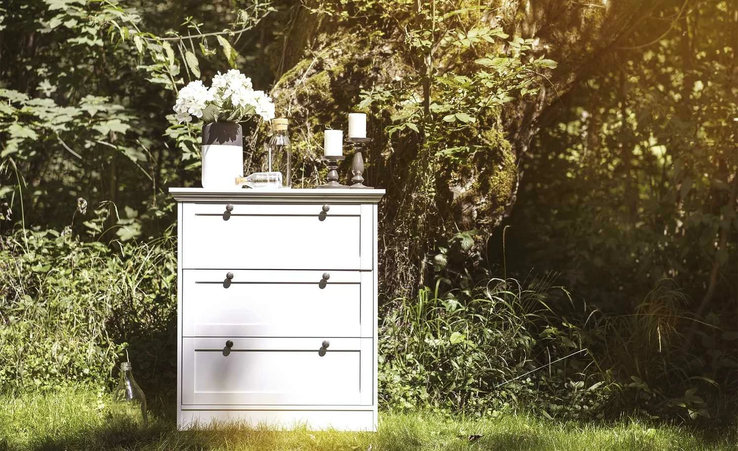 Kommode Laurito | Weiß Ausführung II 1 Kommode Laurito | Weiß Ausführung II