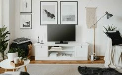 TV-Lowboard Laurito | Weiß