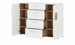 Kommode Cortina | 140|cm Weiß / Hirnholz (Nachbildung) -Kommode & Sideboards Verkäufe 12347838 6 201811271536
