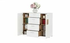 Kommode Cortina | 140|cm Weiß / Hirnholz (Nachbildung) -Kommode & Sideboards Verkäufe 12347838 8 201811271536