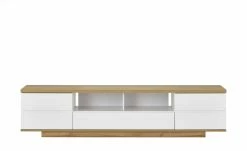 TV-Bank Meßbach III | Weiß / Riviera Eiche (Nachbildung) -Kommode & Sideboards Verkäufe 12349490 3 201811271607