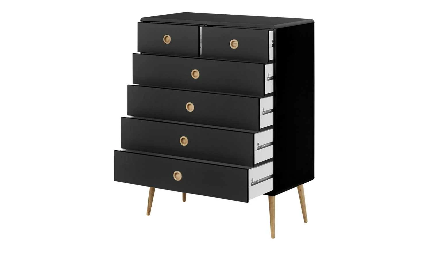 Kommode Olmo | Schwarz 3 Kommode Olmo | Schwarz – Bild 3