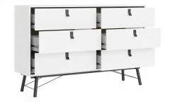 Kommode Rye | Weiß 150|cm -Kommode & Sideboards Verkäufe 13100446 5 202110281301