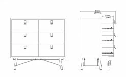 Kommode Rye | Weiß 102|cm -Kommode & Sideboards Verkäufe 13100448 12 202110281301