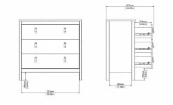 Kommode Madron | Weiß 32 Kommode Madron | Weiß -Kommode & Sideboards Verkäufe 13100453 7 202111192234