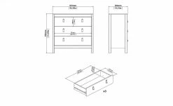 Kommode Madron | Schwarz -Kommode & Sideboards Verkäufe 13100454 7 202111192234