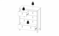 Kommode Madron | Weiß 33 Kommode Madron | Weiß -Kommode & Sideboards Verkäufe 13100455 8 202111192234