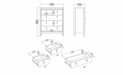 Kommode Madron | Schwarz -Kommode & Sideboards Verkäufe 13100456 15 202111192234