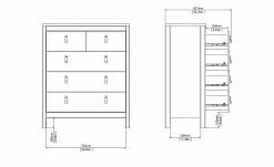 Kommode Madron | Schwarz -Kommode & Sideboards Verkäufe 13100456 16 202111192234