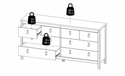 Kommode Madron | Weiß -Kommode & Sideboards Verkäufe 13101345 3 202205172231