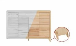 smart Highboard Oslo | Kernbuche (Nachbildung) / Kernbuche