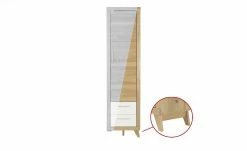 smart Schrank Oslo | Wildeiche (Nachbildung) / Wildeiche / Weiß