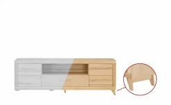 smart Lowboard Oslo | Kernbuche (Nachbildung) / Kernbuche