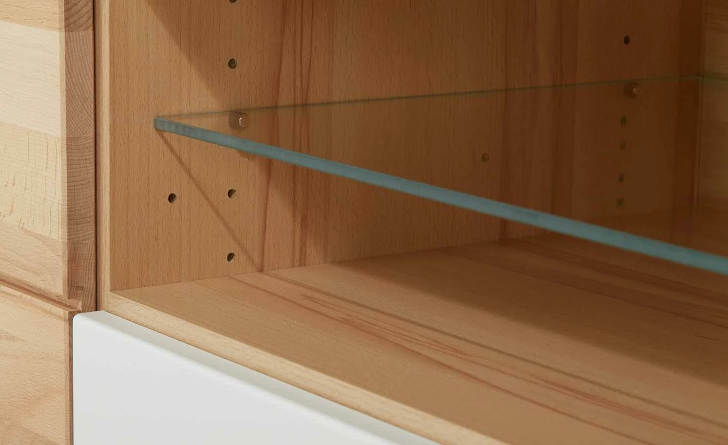 smart Lowboard Oslo | Kernbuche (Nachbildung) / Kernbuche / Weiß 9 smart Lowboard Oslo | Kernbuche (Nachbildung) / Kernbuche / Weiß – Bild 9