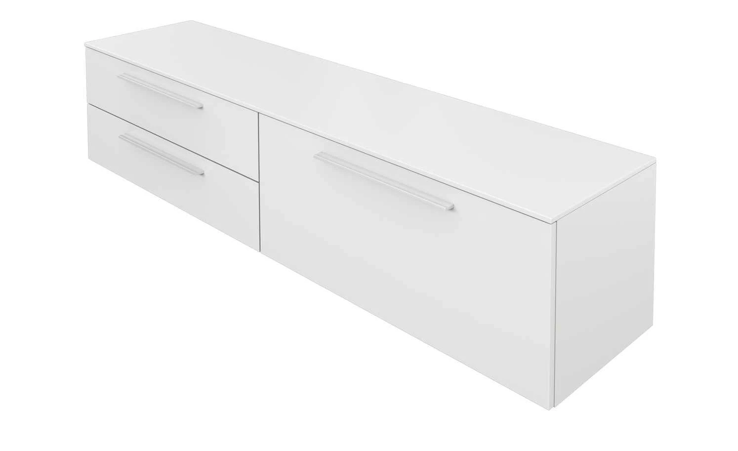 Gallery M TV-Lowboard Arrive | Weiß Ausrichtung rechts 2 Gallery M TV-Lowboard Arrive | Weiß Ausrichtung rechts – Bild 2