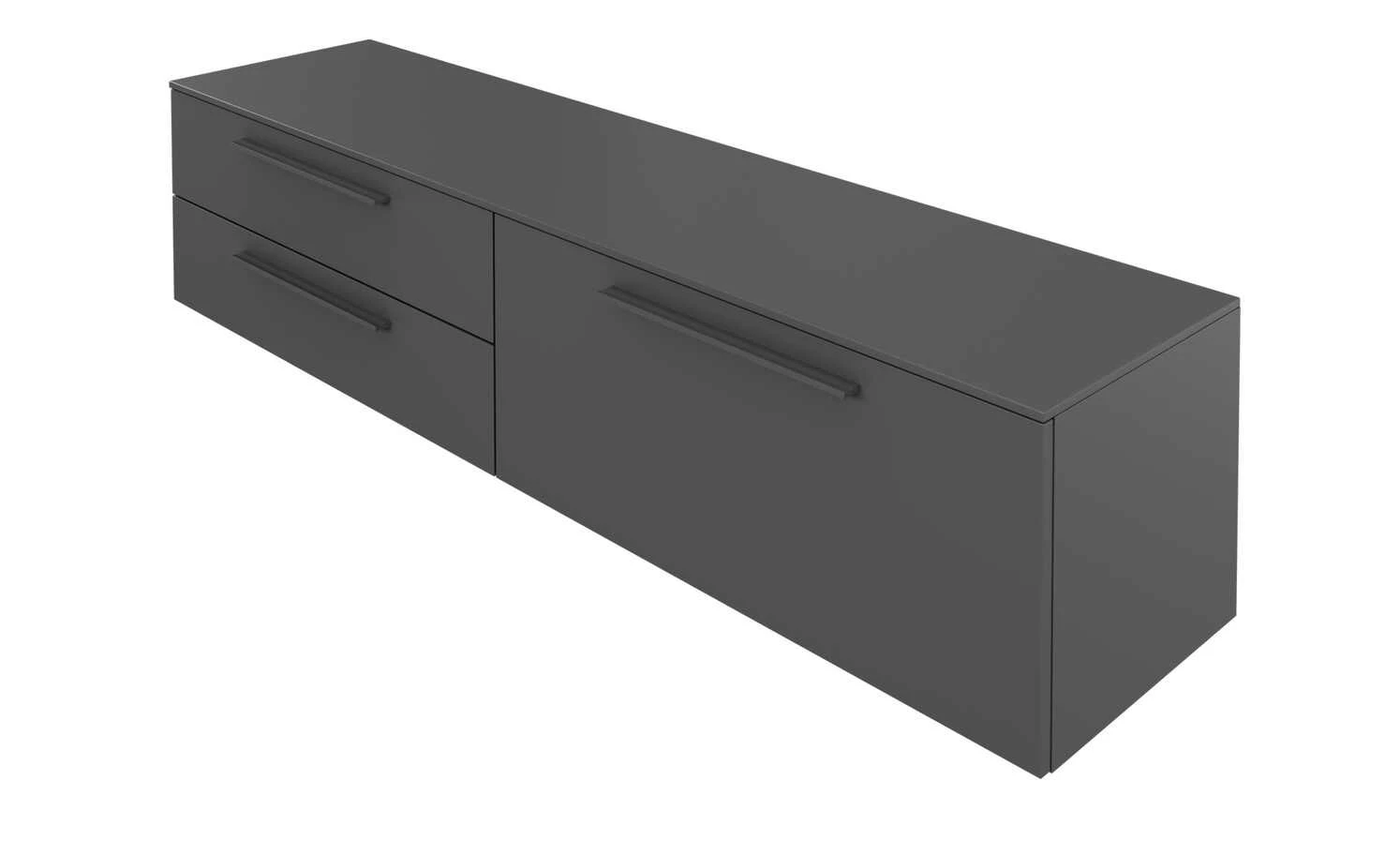 Gallery M TV-Lowboard Arrive | Grau Ausrichtung rechts 2 Gallery M TV-Lowboard Arrive | Grau Ausrichtung rechts – Bild 2