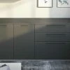 Gallery M Sideboard Arrive | Grau Ausrichtung links
