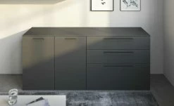 Gallery M Sideboard Arrive | Grau Ausrichtung links
