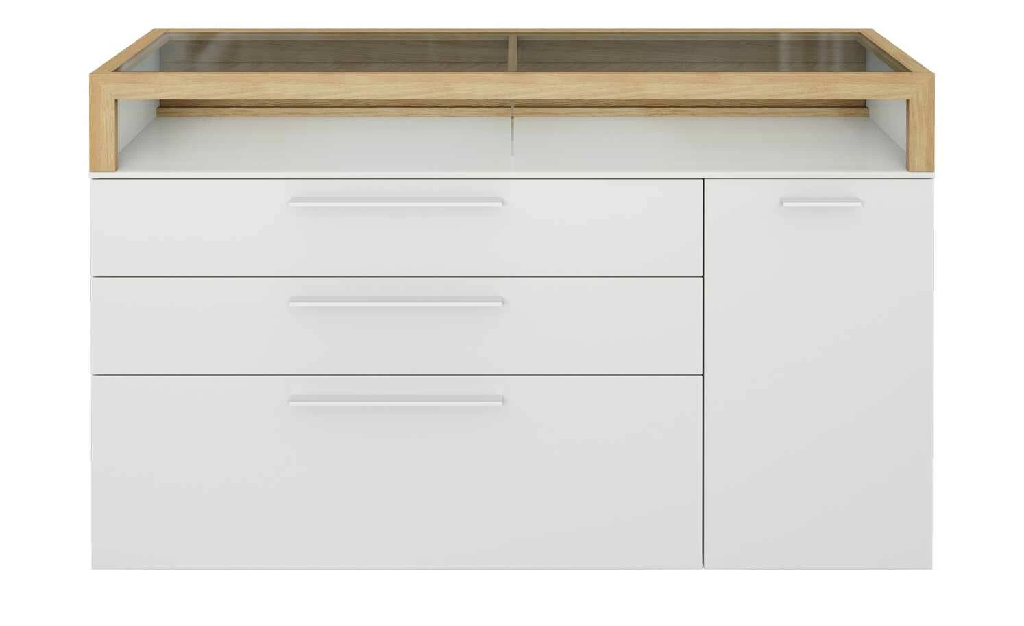 Gallery M Sideboard Arrive | Weiß / Eiche Ausrichtung rechts 3 Gallery M Sideboard Arrive | Weiß / Eiche Ausrichtung rechts – Bild 3