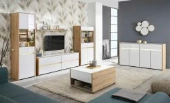 Lowboard Vetros | Asteiche (Nachbildung) / Weiß -Kommode & Sideboards Verkäufe 13204274 29 202102151238