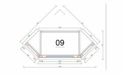Eckvitrine Varese | Pinie hell (Nachbildung) / Asteiche (Nachbildung) -Kommode & Sideboards Verkäufe 13204698 8 202104162236