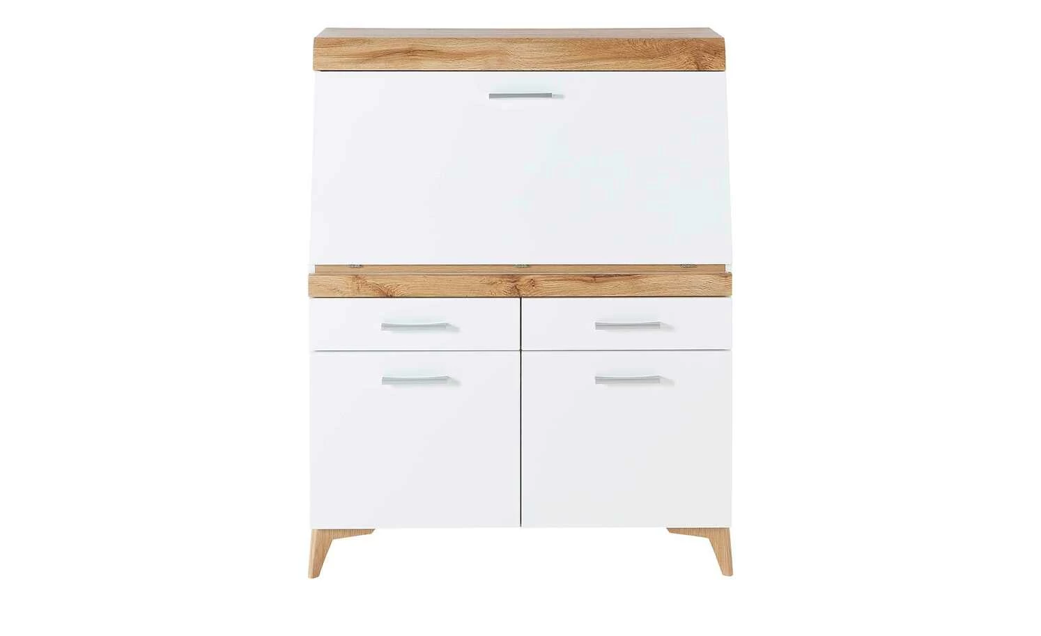 Sekretär Cortina | Weiß / Eiche (Nachbildung) 7 Sekretär Cortina | Weiß / Eiche (Nachbildung) – Bild 7