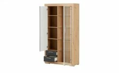 Vitrine Fiesta | Asteiche (Nachbildung) / Grau -Kommode & Sideboards Verkäufe 13205958 13 202209202232
