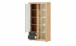 Vitrine Fiesta | Asteiche (Nachbildung) / Grau -Kommode & Sideboards Verkäufe 13205958 3 202202171235
