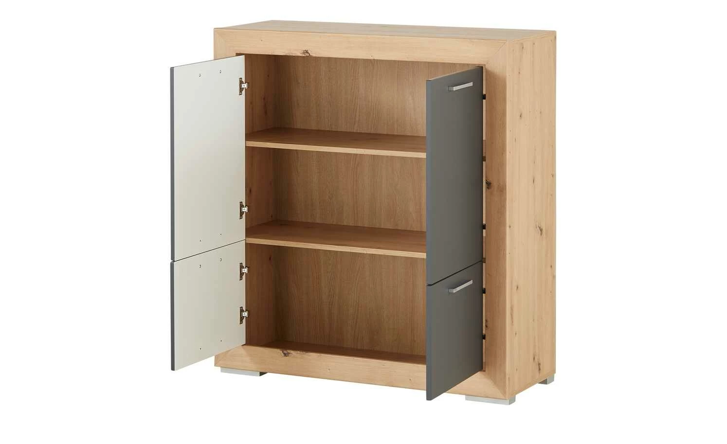Highboard Fiesta | Asteiche (Nachbildung) / Grau 10 Highboard Fiesta | Asteiche (Nachbildung) / Grau – Bild 10