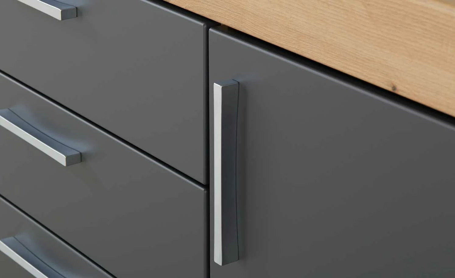 Sideboard Fiesta | Asteiche(Nachbildung) / Grau 5 Sideboard Fiesta | Asteiche(Nachbildung) / Grau – Bild 5