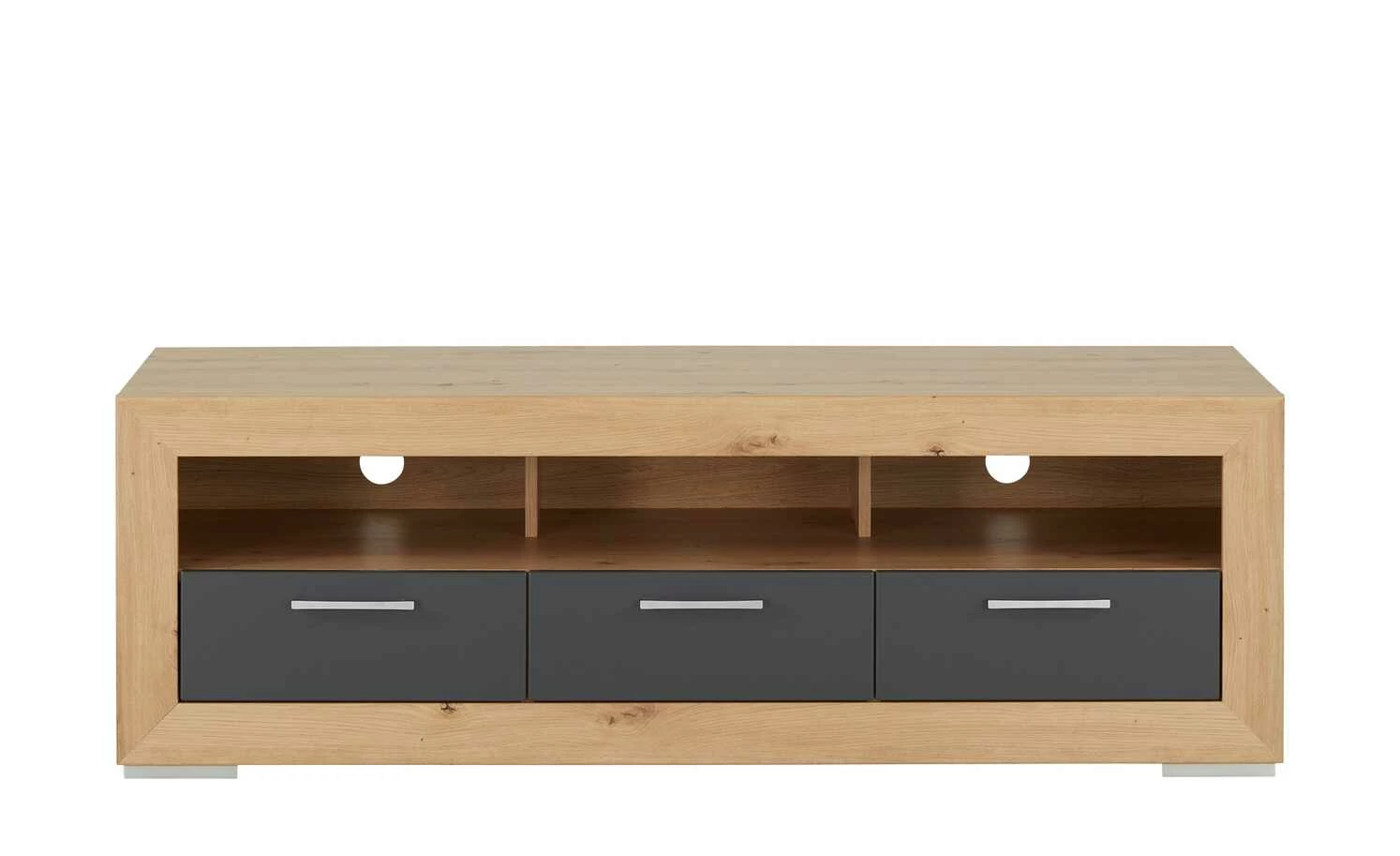 TV-Lowboard Fiesta | Asteiche (Nachbildung) / Grau 12 TV-Lowboard Fiesta | Asteiche (Nachbildung) / Grau – Bild 12