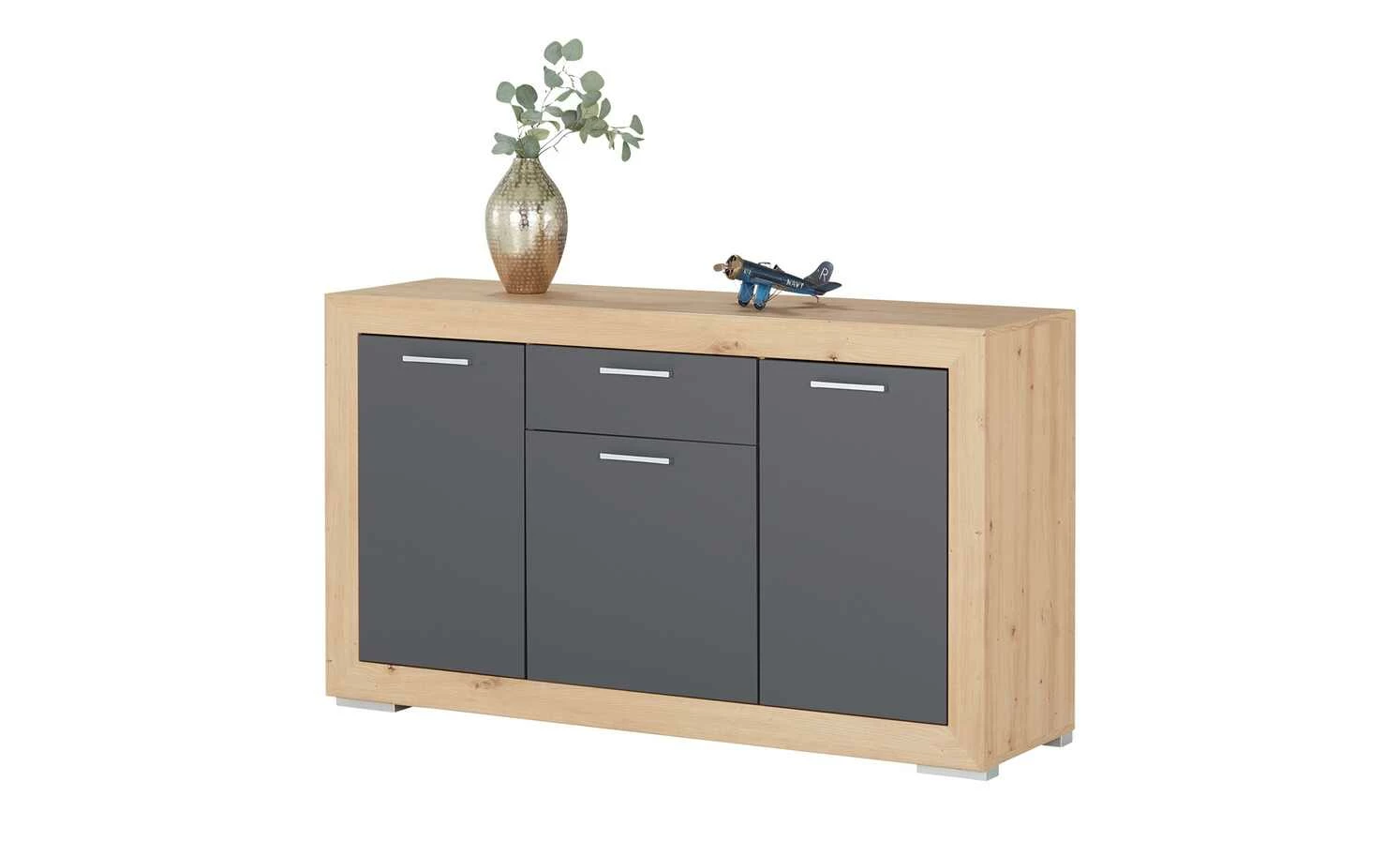 Sideboard Fiesta | Asteiche (Nachbildung) / Grau 9 Sideboard Fiesta | Asteiche (Nachbildung) / Grau – Bild 9