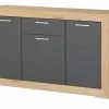 Sideboard Fiesta | Asteiche (Nachbildung) / Grau