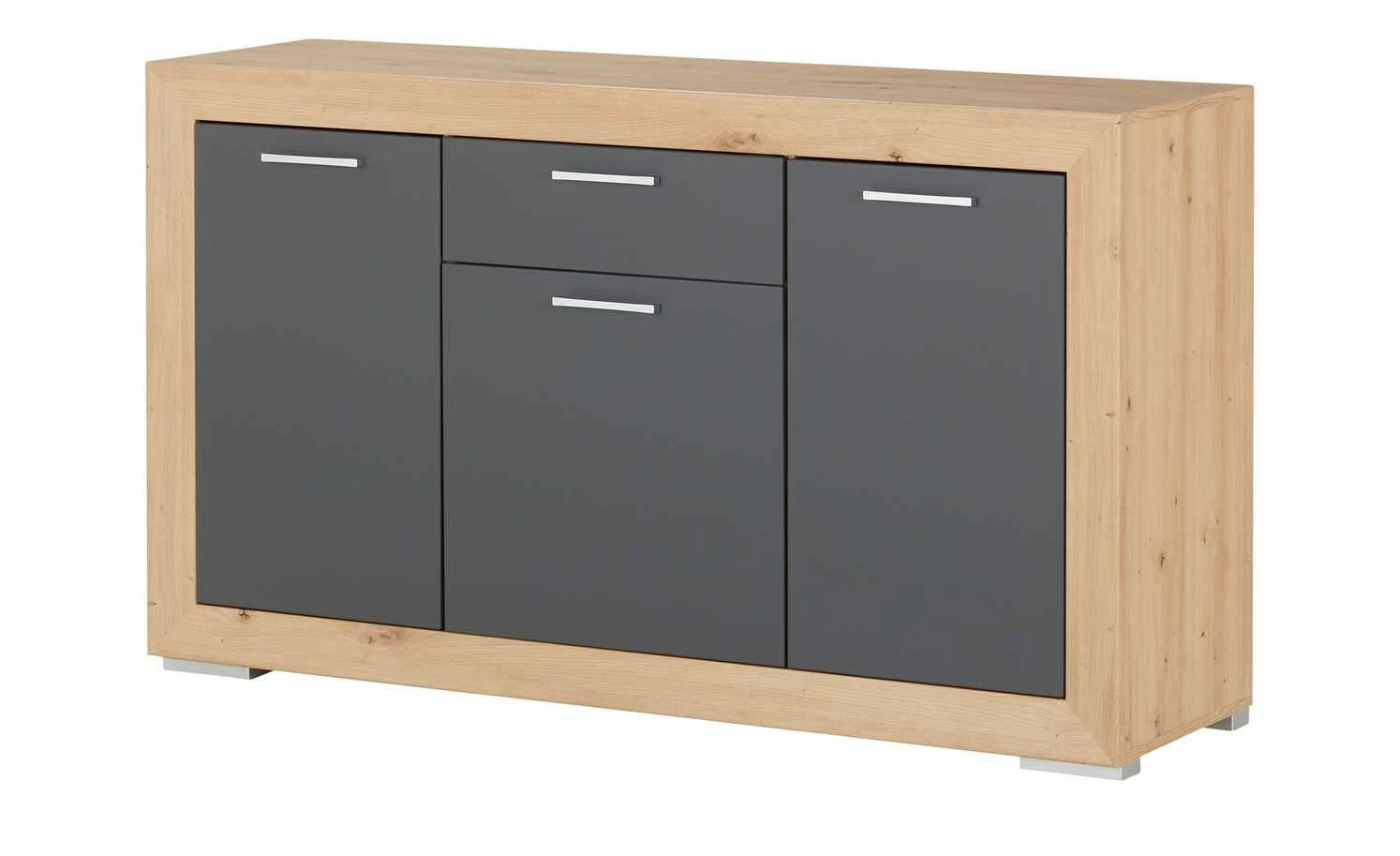Sideboard Fiesta | Asteiche (Nachbildung) / Grau 1 Sideboard Fiesta | Asteiche (Nachbildung) / Grau