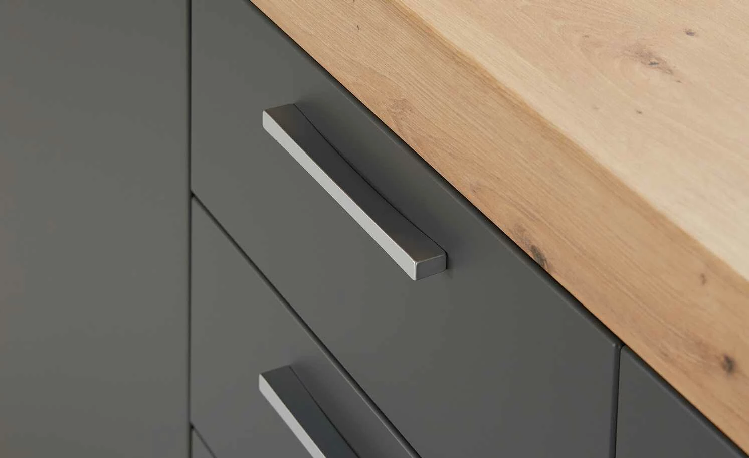 Sideboard Fiesta | Asteiche (Nachbildung) / Grau 6 Sideboard Fiesta | Asteiche (Nachbildung) / Grau – Bild 6