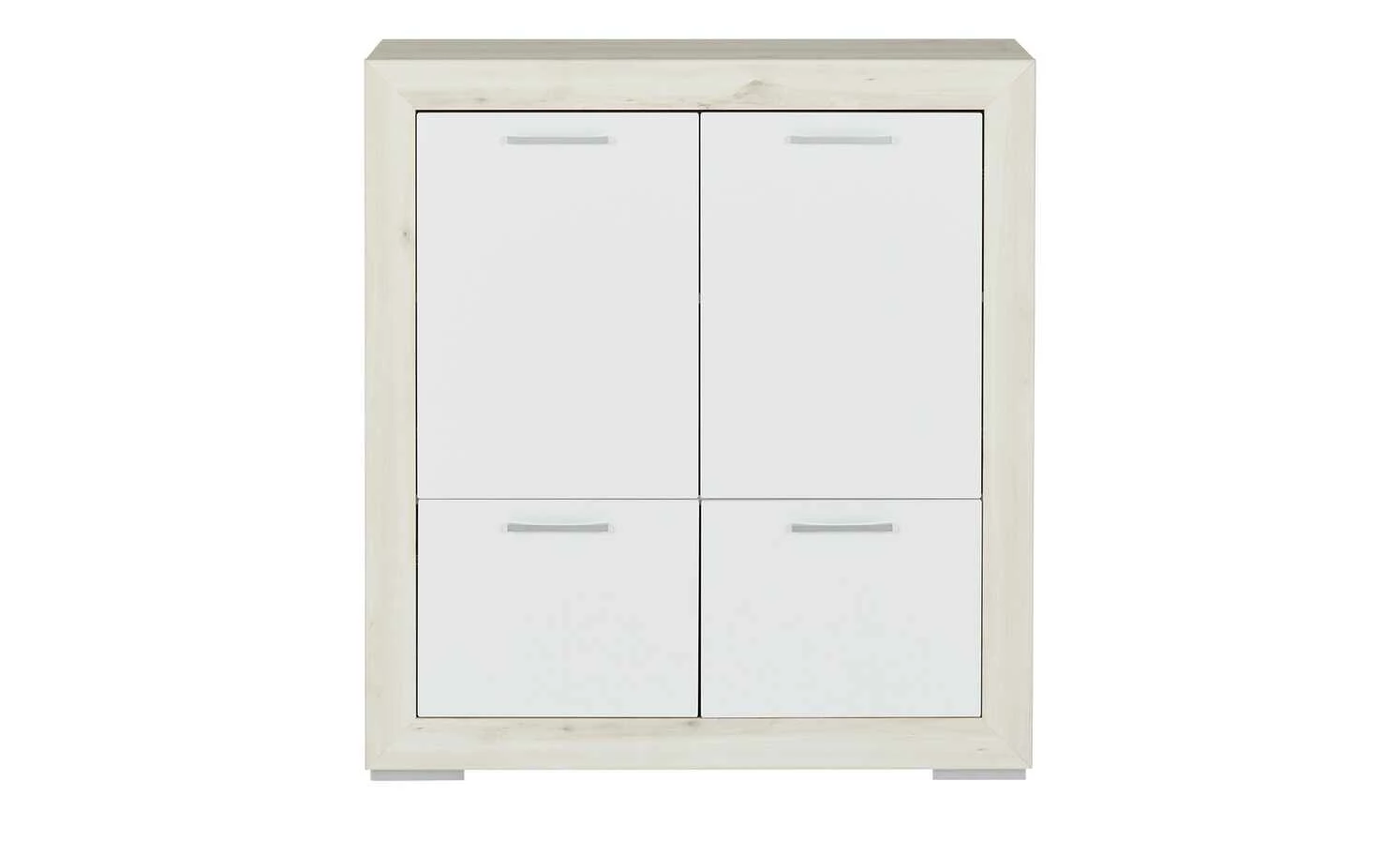 Highboard Fiesta | Eiche hell (Nachbildung) / Weiß 2 Highboard Fiesta | Eiche hell (Nachbildung) / Weiß – Bild 2