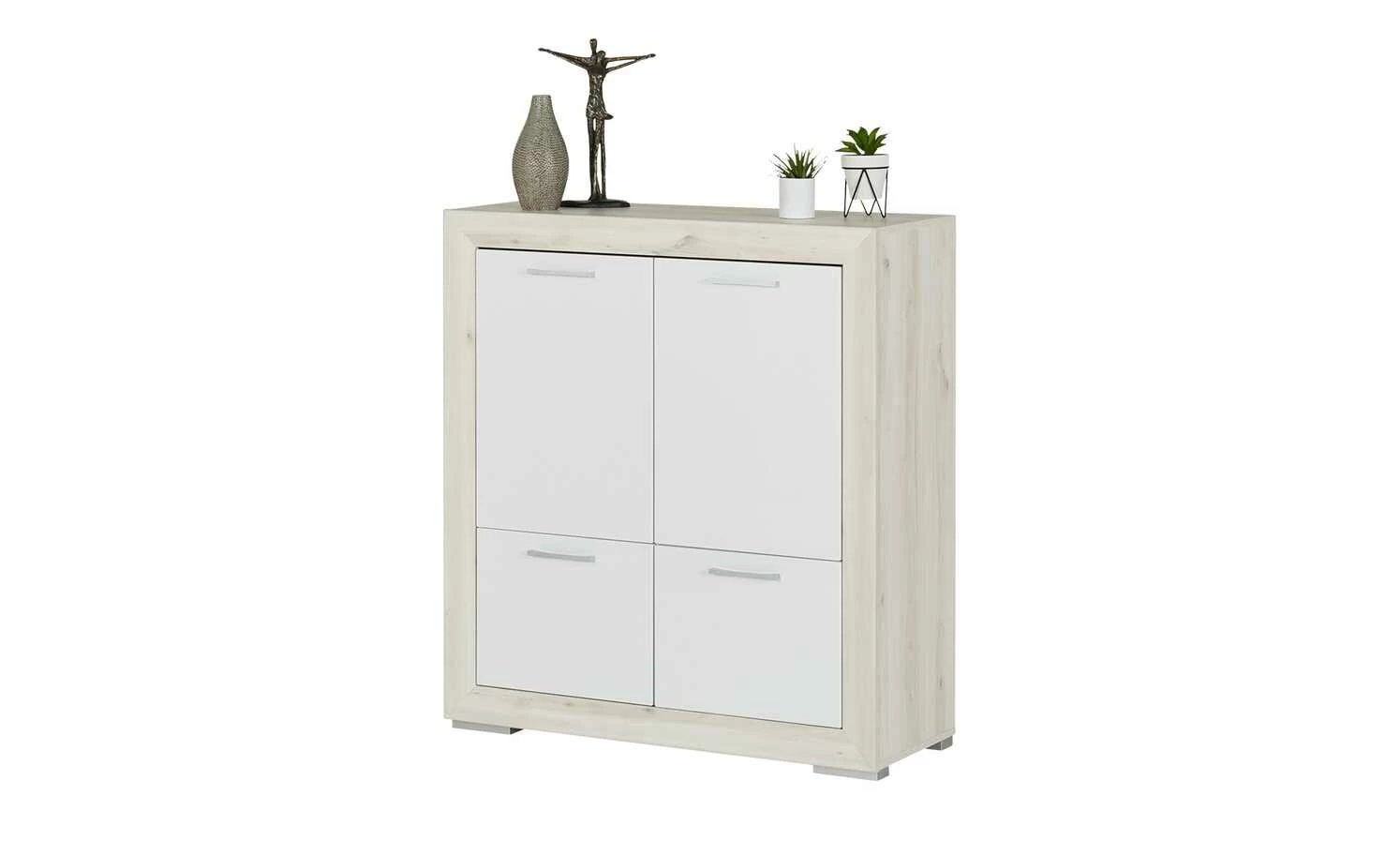 Highboard Fiesta | Eiche hell (Nachbildung) / Weiß 8 Highboard Fiesta | Eiche hell (Nachbildung) / Weiß – Bild 8