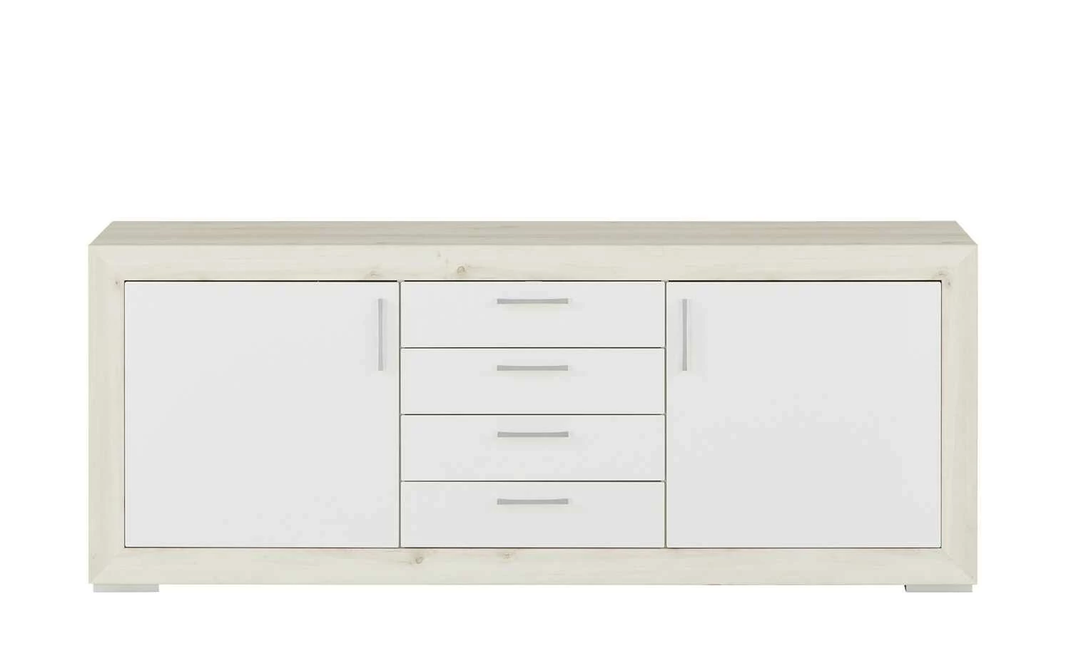 Sideboard Fiesta | Eiche hell (Nachbildung) / Weiß 11 Sideboard Fiesta | Eiche hell (Nachbildung) / Weiß – Bild 11