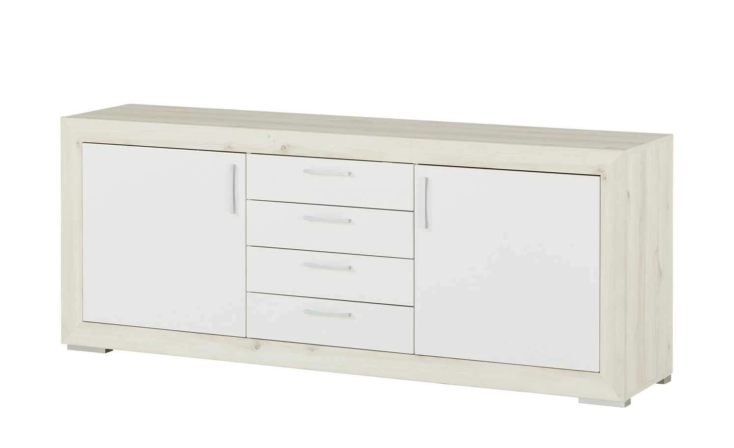 Sideboard Fiesta | Eiche hell (Nachbildung) / Weiß 1 Sideboard Fiesta | Eiche hell (Nachbildung) / Weiß